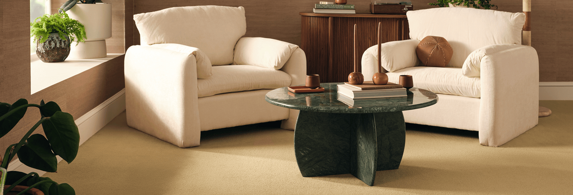 Anderson Tuftex carpet in a living room.